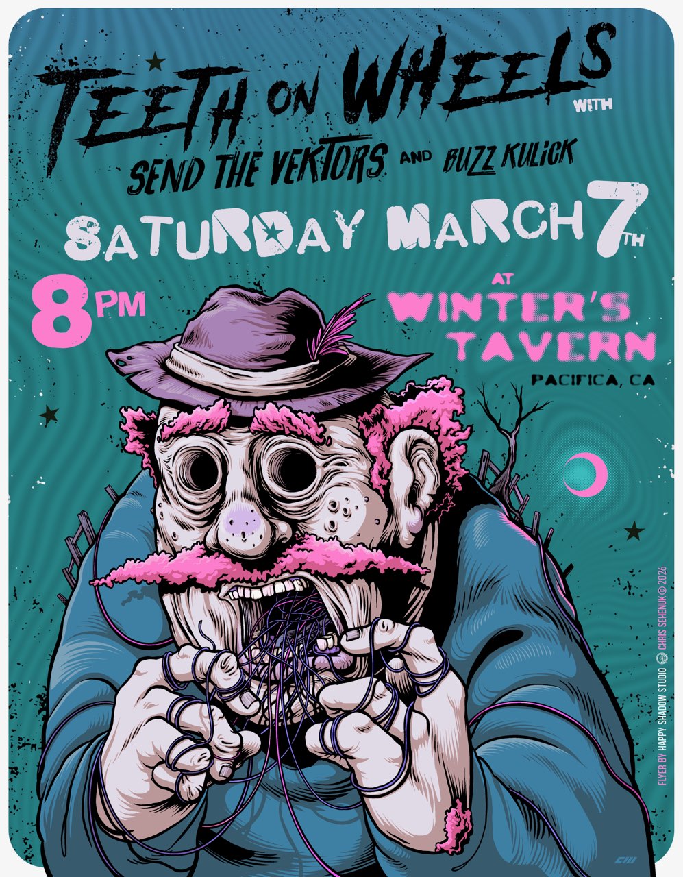 Teeth On Wheels at Winters Tavern March 7, 2026